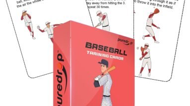 puredrop baseball softball training equipment aid coach cards review