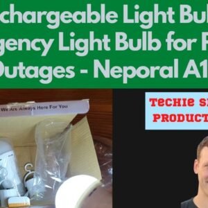 Rechargeable Light Bulbs Emergency Light Bulb for Power Outages | Neporal A19