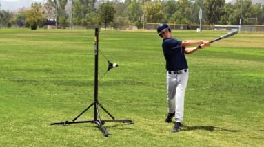 sklz hit a way portable baseball training station swing trainer with stand review