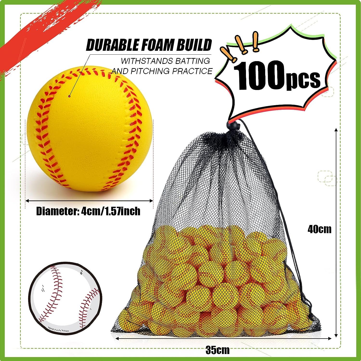 Wettarn Foam Baseballs Review