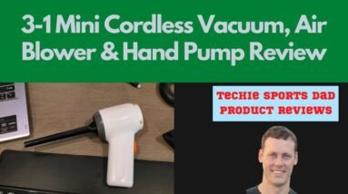 3 in 1 Mini Cordless Vacuum, Air Blower & Hand Pump Review