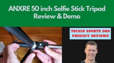 ANXRE 50 inch Selfie Stick Tripod Review & Demo