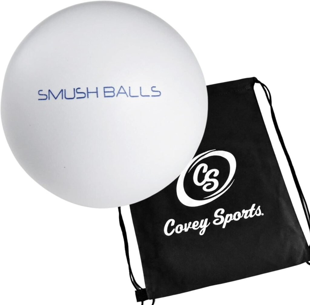 Smushballs Baseball  Softball Limited Flight Batting Practice Balls with Covey Bag - (Multi-Pack Variations) - Soft Foam Baseballs Smush Balls for Indoor Outdoor Hitting Training