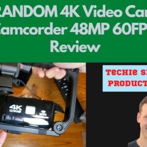 SPPRANDOM 4K Video Camera Camcorder Review