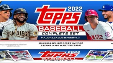 2022 topps baseball complete set factory sealed retail edition review