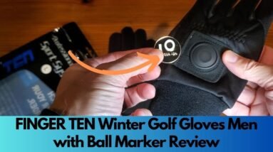 FINGER TEN Winter Golf Gloves Men with Ball Marker Review - Stay Warm and on Par With FINGER TEN