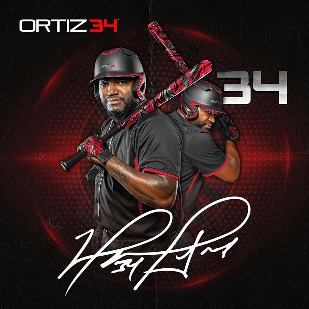 Ortiz34 Grand Slam Set- Graffiti Plastic Bat, 3 Balls, 4 Throw Down Bases