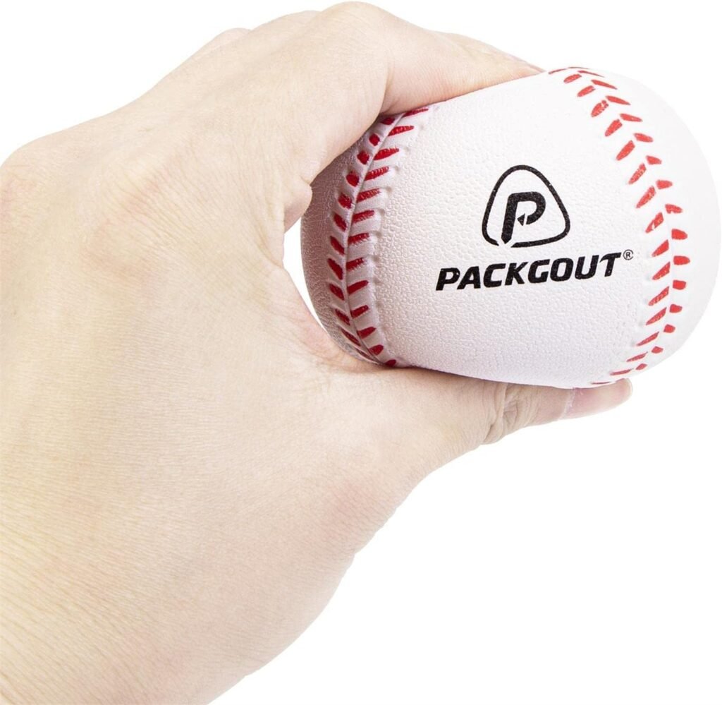 PACKGOUT Soft Baseballs 12 PCs Foam Baseballs for Kids Teenager Players Training Balls