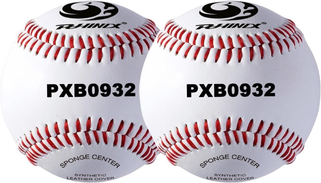 PHINIX Soft Cushioned Baseball Safety Baseball for Indoor and Outdoor Training