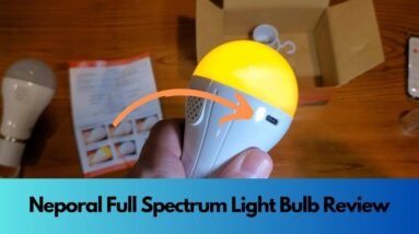 Neporal Full Spectrum Light Bulb Review | Enhance Productivity with Full Spectrum Light Bulbs! 🌞
