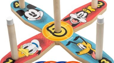 gosports premium wooden ring toss game for kids adults review