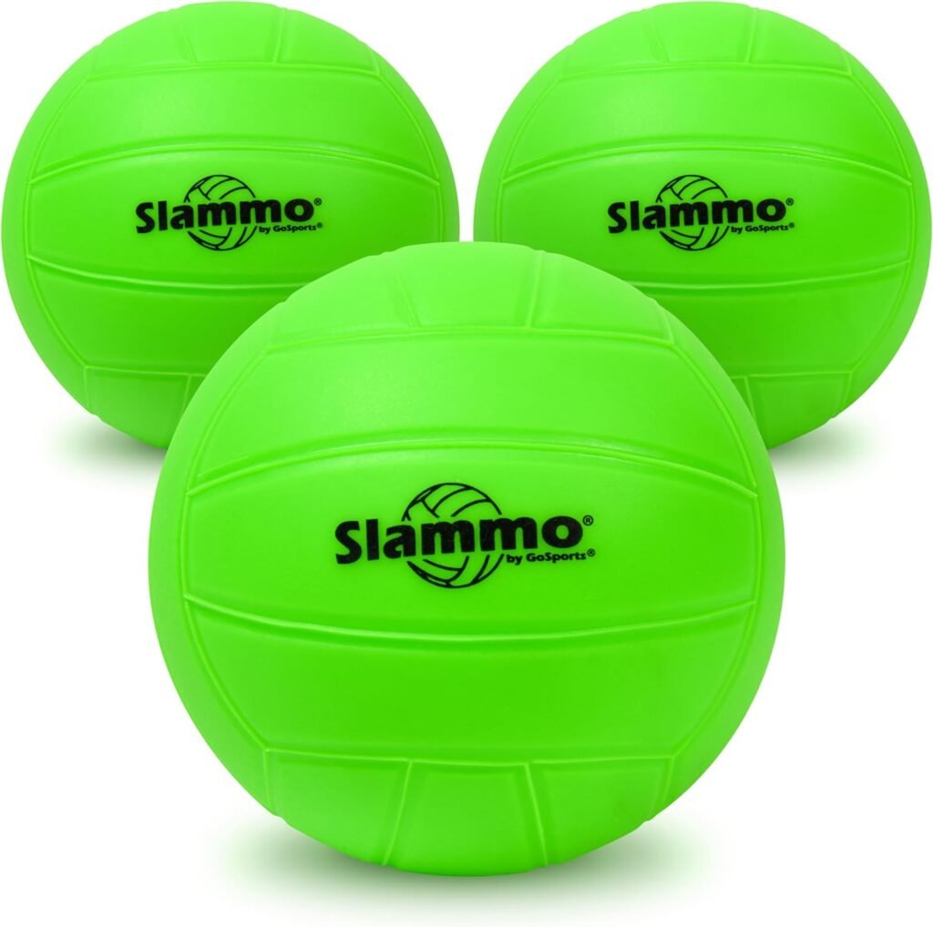 GoSports Slammo Official Replacement Balls 3-Pack - Works for All Roundnet Game Sets - Choose Between Competition Size or XL Size Balls