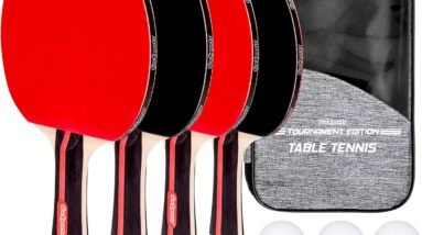 gosports tournament edition table tennis paddles set review