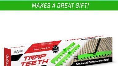 gosports trap teeth golf bunker rake review