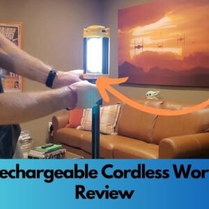 LHOTSE Rechargeable Cordless Work Light Kit Review | I love this thing!!
