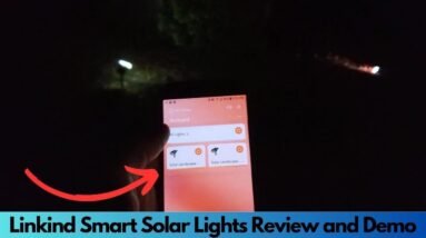 Linkind Smart Solar Lights Review and Demo