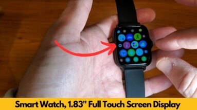 Smart Watch, 1 83'' Full Touch Screen Display Review  *Temu*