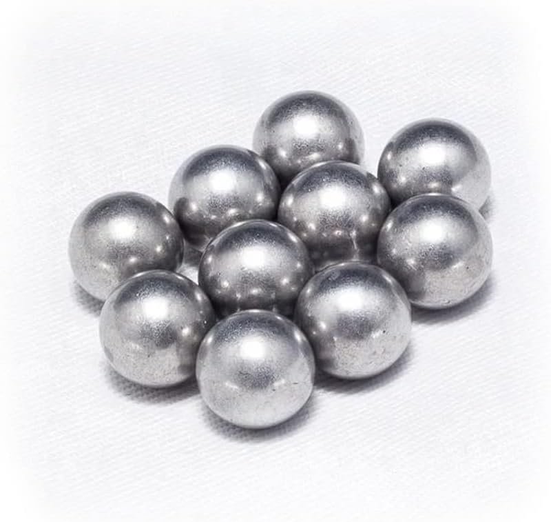 100 Count X 0.43 Cal. 1.9 Grams Each Solid Aluminum Paintballs Riot Balls Self Defense Less Lethal Practice Paintball White