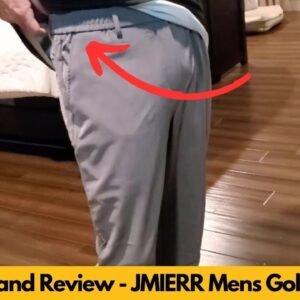 JMIERR Mens Golf Pants | Golf Pants So Comfy, They're Basically Pajamas (But Way More Stylish!) ⛳️