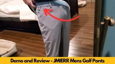 JMIERR Mens Golf Pants | Golf Pants So Comfy, They're Basically Pajamas (But Way More Stylish!) ⛳️