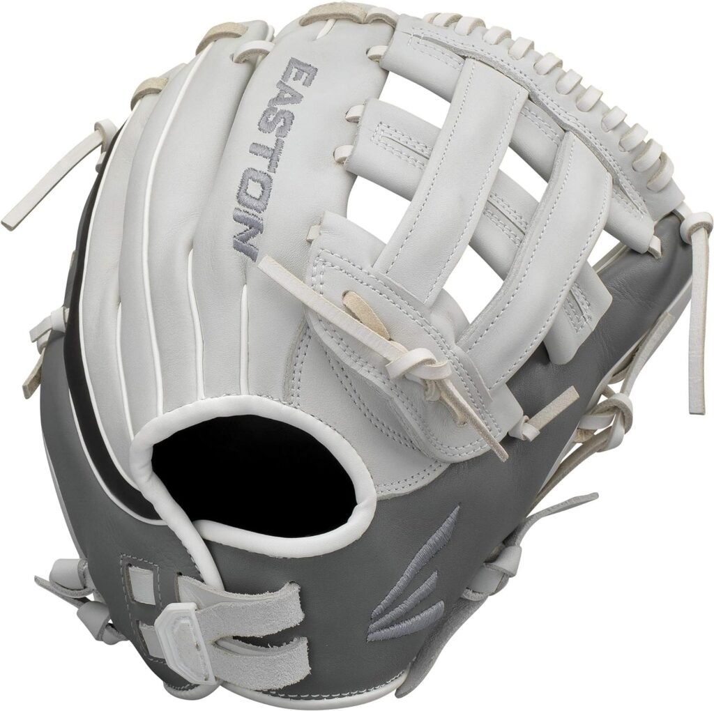 EASTON GHOST Fastpitch Softball Glove Series, Female Athlete Design, Premium USA Steer Hide Leather, Quantum Closure System for Customized Fit And Feel, Supple Leather Lining For Comfort