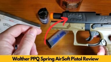 Walther PPQ Spring AirSoft Pistol Demo and Review | Blast Backyard Targets