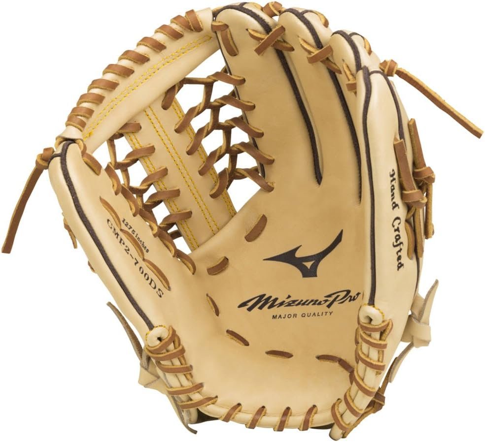 Mizuno Pro GMP2-700DS Outfield Model Gloves, Tan, 12.75