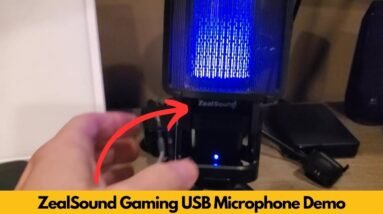 ZealSound Gaming USB Microphone Review | Stop Sounding Flat! Get Studio-Quality Audio with this Mic