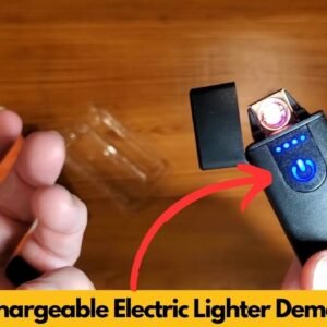 USB Rechargeable Electric Lighter Demo and Review - Temu