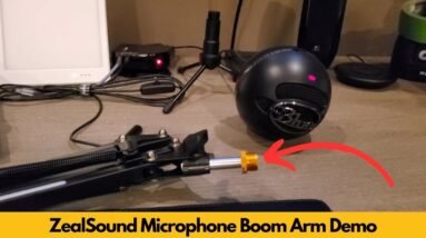 ZealSound Microphone Boom Arm Demo and Review