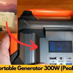 8 Port Portable Generator 300W (⚡Peak 600W) by BailiBatt, Review | Power on the Go