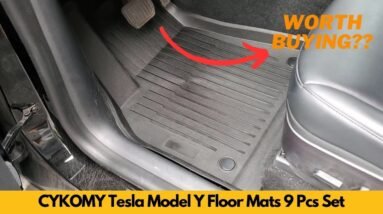 CYKOMY Tesla Model Y Floor Mats 9 Pcs Set Review - Worth Buying?