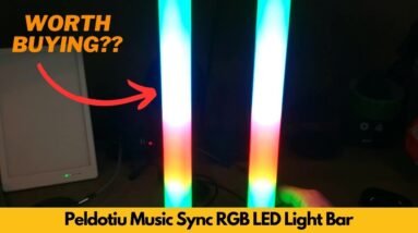 Peldotiu Music Sync RGB LED Light Bars Demo and Review - Worth Buying?