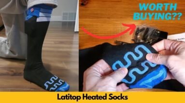 Latitop Heated Socks Demo and Review 🧦❄️ | Are they worth buying?