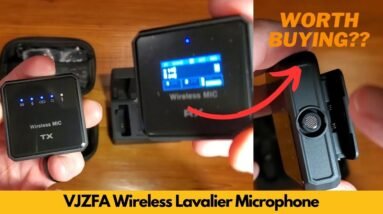 VJZFA Wireless Lavalier Microphone with Noise Cancellation Demo - Is it worth buying?