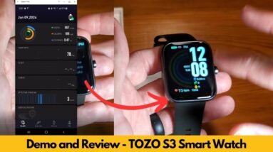 TOZO S3 SmartWatch (Answer/Make Call) Bluetooth Fitness Tracker Review