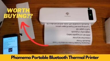 Phomemo Portable Printers Wireless for Travel - Bluetooth Printer Review and Demo | Worth Buying?