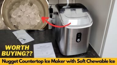Pebble Ice Maker | Nugget Countertop Ice Maker with Soft Chewable Ice Review | Worth Buying?