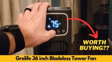 Grelife 36 inch Bladeless Tower Fan | Worth Buying?