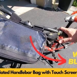 Insulated Handlebar Bag with Touch Screen Phone Holder Review | Worth Buying?