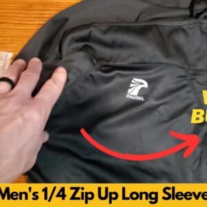 Pasuel Mens Quarter Zip Up Long Sleeve Review - Black | Worth Buying?