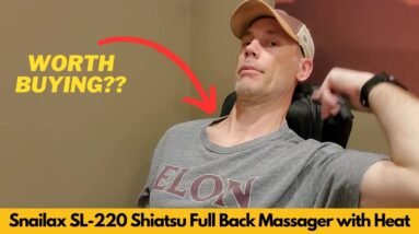 Snailax SL-220 Shiatsu Full Back Massager with Heat | Worth Buying?