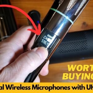Worth Buying  Professional Wireless Microphones with UHF Receiver