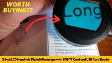 2 Inch LCD Handheld Digital Microscope with 8GB TF Card and USB Card Reader Review | Worth Buying?