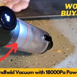Cordless Handheld Vacuum with 18000Pa Powerful Suction
