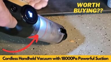 Cordless Handheld Vacuum with 18000Pa Powerful Suction