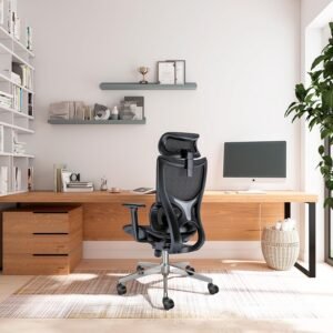ergonomic office chair with 3d armrest big and tall computer desk chair with adjustable headrest seat depth lumbar suppo 2