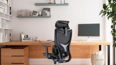ergonomic office chair with 3d armrest big and tall computer desk chair with adjustable headrest seat depth lumbar suppo 2