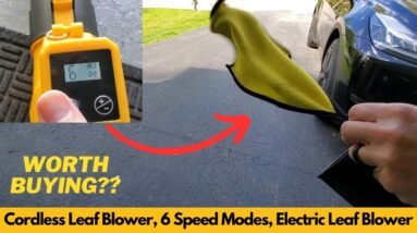 Cordless Leaf Blower, 6 Speed Modes, Electric Leaf Blower Review - JCHope | Worth Buying?