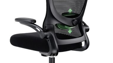 marsail ergonomic office chair office computer desk chair with high back mesh and adjustable lumbar support rolling work 3